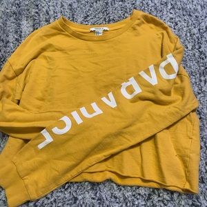 yellow crop top from Forever 21